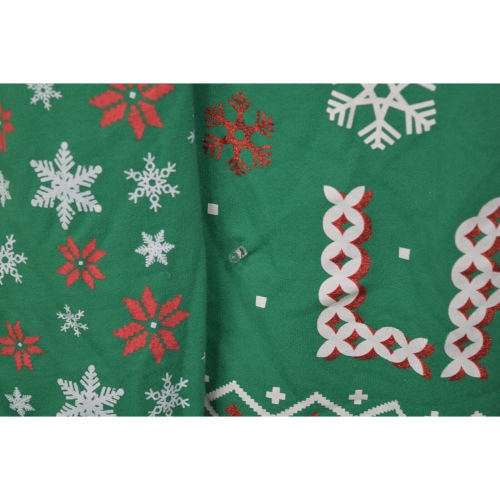 Green Ugly Christmas Sweater Size XL (15-17) FA LA LA LA - Picture 3 of 8
